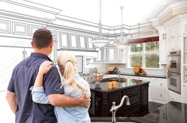 Professional Kitchen Island Installation technician working in Mayer, AZ